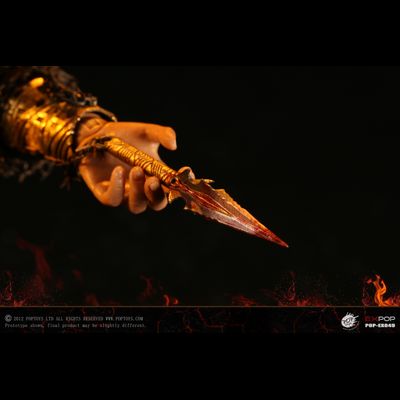 Скорпион, Ханзо Хасаши (Mortal Kombat 2021) - Коллекционная ФИГУРКА 1/6 Representative from Hell—Warrior Scorpion (EX049) - POPTOYS