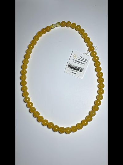 Бусы шары из натурального янтаря