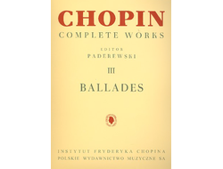 Chopin, Frédéric Ballades for piano
