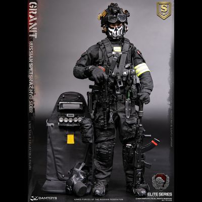 Спецназ МВД СОБР &quot;Гранит&quot; (специальная версия) - Коллекционная ФИГУРКА 1/6 RUSSIAN SPETSNAZ MVD SOBR GRANIT SPECIAL EDITION (78103S) - DAMTOYS