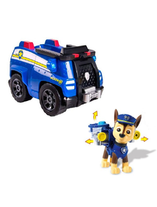 Фигурка спасателя с рюкзаком-трансформером Chase + Машинка Щенячий патруль Paw Patrol  (Артикул 803)