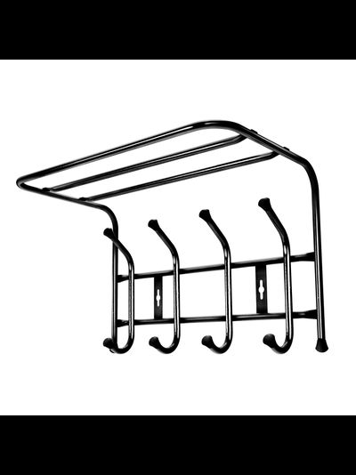 Вешалка настенная с полкой 400*238*268мм (4 крючка)ВП4