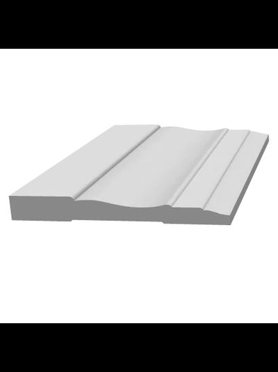 Плинтус Ultrawood BASE 003, ЛДФ-декор, влагостойкий, ударопрочный, 2,4м, под покраску