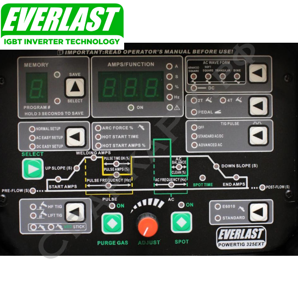 Установка для аргонодуговой сварки Everlast PowerTIG 325EXT