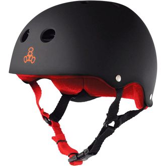 Купить защитный шлем Triple Eight SWEATSAVER (Black Rubber w/Red) в Иркутске