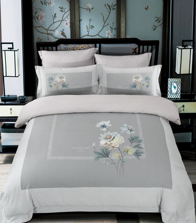 Постельное белье мако-сатин семейное 150x200x2 250x270x1 50x70x2 70x70x2 TIS05-812