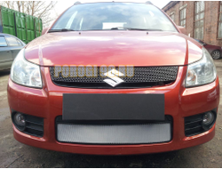 Защита радиатора Suzuki SX4 hb 2006-2007 (венгерская сборка) chrome