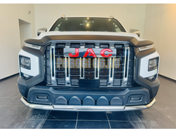 Защита переднего бампера двойная Папа Тюнинг d60/42 для Jac T9 2023-