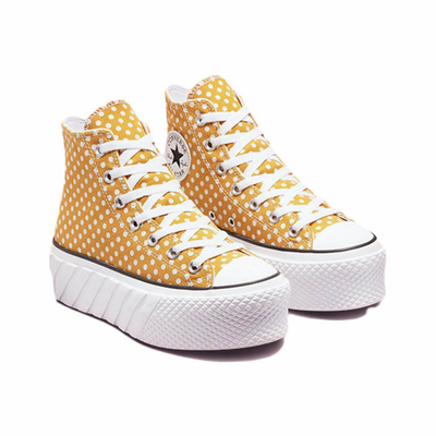 Converse polka dot platform sales