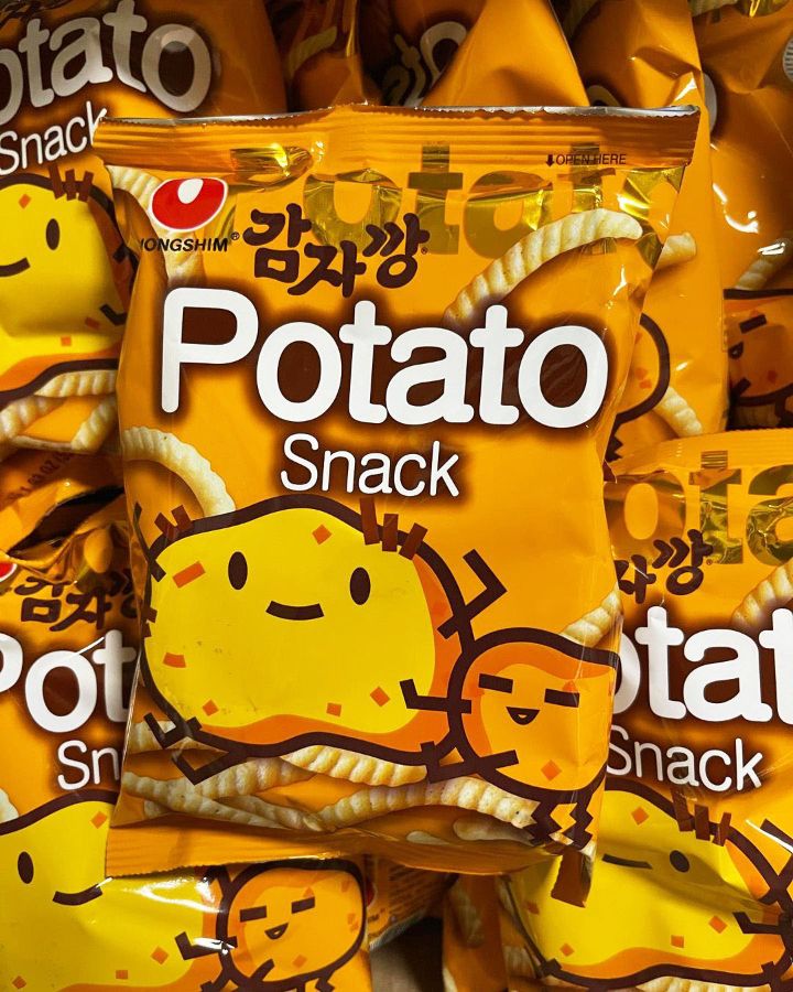 Чипсы Potato Snack Nongshim со вкусом жареного картофеля (Корея)