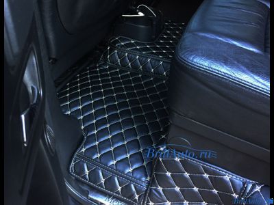 3D коврики в салон Mercedes-Benz G-class из экокожи