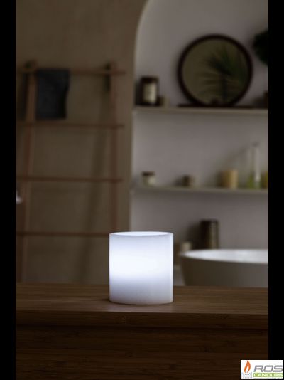 Гладкий парафиновый плафон для LED свечей - 9,2*10см