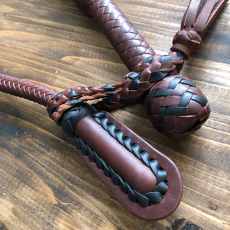 Кубанская нагайка Усиленная с махрой (Рыжая)