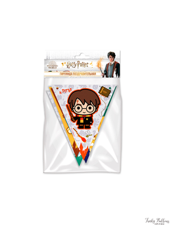 Гирлянда-вымпелы "С Днем рождения" Гарри Поттер Чиби
