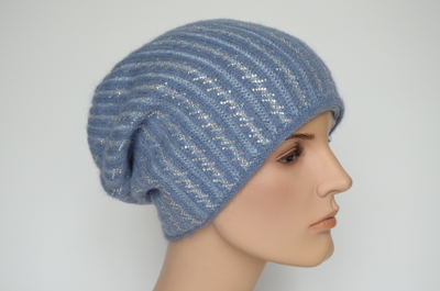 нарядная женская вязаная шапка Визио Италия