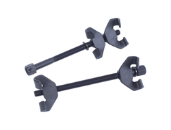 Стяжка амортизаторных пружин, 270 мм, вороненая, двойной крюк, 2 предмета МАСТАК 100-03270