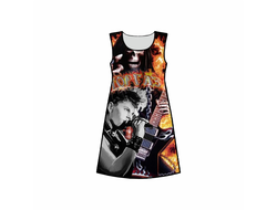 Платье 3D с полной запечаткой Сектор Газа, Юрий Хой №13