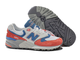 New balance 999 бело-коралловые женские (36-41) Арт.008М