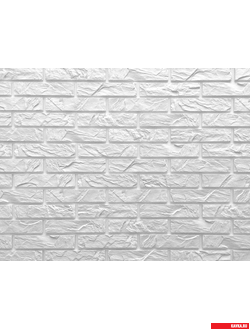 *Кирпич "ЧИЛИ", гипс, цв.Арктика, уп.1м2 (12кг)(40уп)
