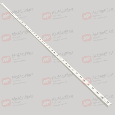 W-2201 Профиль "П"-образный перфорированный с белым покрытием L=2400 мм шаг 50мм W30.5xH17xL2400мм