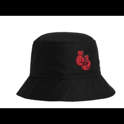 Панама взрослая черная  Бокс