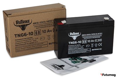 Аккумуляторная батарея RuTrike TNG6-10 (6V10A/H C20)