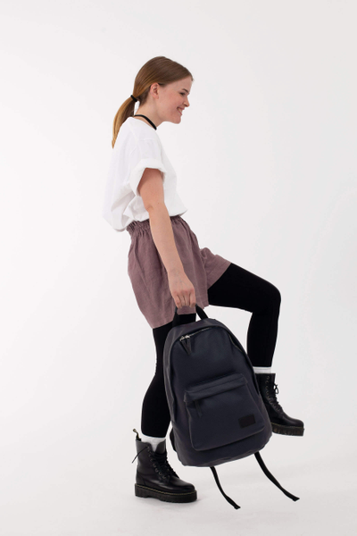 Рюкзак Kokosina Daypack Синий из натуральной кожи