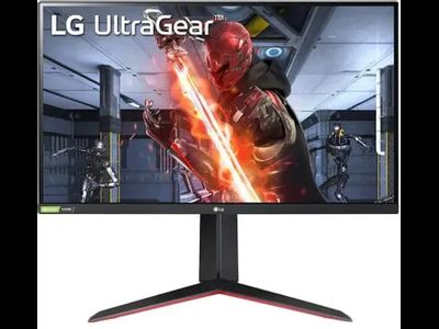 27" Монитор LG UltraGear 27GN65R-B, 1920x1080, IPS, 144Гц, 1хHDMI, 1хDP, черный и черный/красный