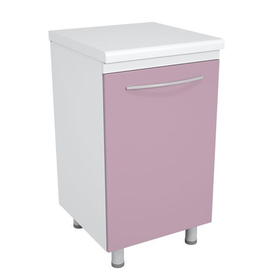 Тумба металлическая с полкой на опорах ТМД-1.0 Люкс