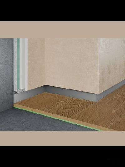 Теневой плинтус скрытого монтажа Pro Design 380 анодированный