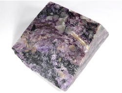 Чароит, полированный, Россия, Якутия (Саха) (115*93*54 мм, 650 г) №28227