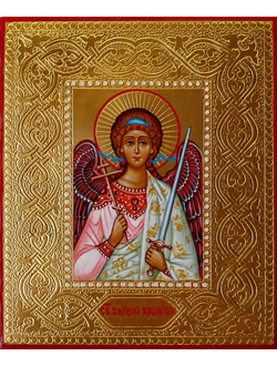 Ангел-Хранитель. Рукописная икона.