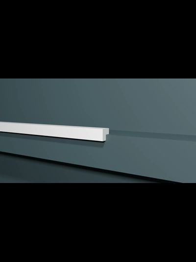 Угловой плинтус (уголок) Decor Dizain DD802, ударопрочный, влагостойкий, под покраску, 2 метра