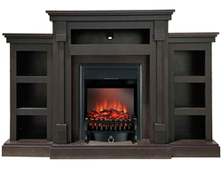 Электрокамин Теннесси LUX BL с очагом Fobos