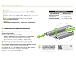 Уплотнитель для НИЖНЕЙ направляющей AA0100.VM100.TR000.RK  ARISTO