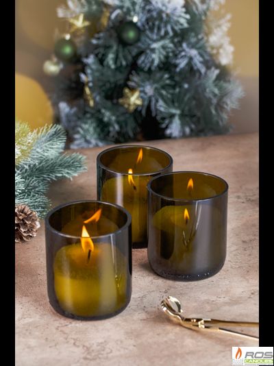 Насыпная свеча винная 10*10см