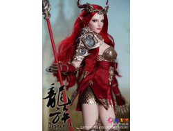 ПРЕДЗАКАЗ - Эльфийка-воин в красном- КОЛЛЕКЦИОННАЯ ФИГУРКА 1/6 Dragon Elves golden (P016A) - PLAY TOY ?ЦЕНА: 26700 РУБ?