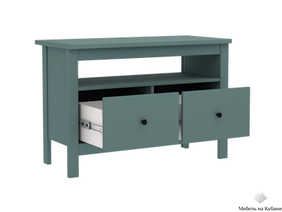 2.08.03.080.6 САГА тумба 2 ящика темно-бирюзовая