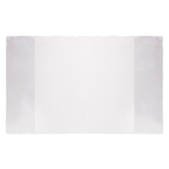 Обложка ПВХ для тетради и дневника ПИФАГОР, прозрачная, плотная, 100 мкм, 210х350 мм, 227479