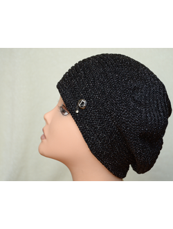 Черный берет весенний Италия Визио фото