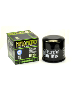 Масляный фильтр HIFLO FILTRO HF204 для Yamaha Grizzly 350/400/450/550/660/700, Kodiak 450/700/ STELS ATV 600GT/700D/700GT/800D/800GT/ Kawasaki Brute Force 650/750/ Arctic Cat 600/650/ Suzuki/ Honda/ Triumph/ MV Agusta/ Mercury/ Mariner