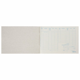 Кассовая книга Форма КО-4, 48 л., картон, типографский блок, альбомная, А4 (203х285 мм), STAFF, 130231