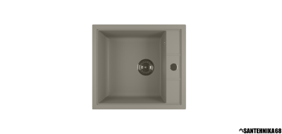 Мойка из искусственного мрамора MIXLINE ML-GM28 прямоугольная отверстие справа 445*500*190мм