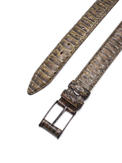 Ремень мужской 38 мм PY-z-0008 из змеиной кожи 3