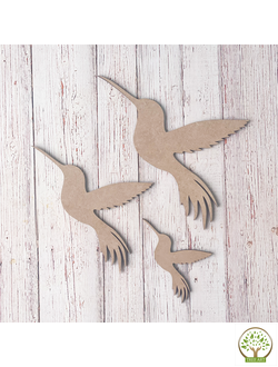 Колибри 15х10 см/МДФ 6 мм