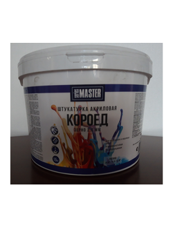 ЛАКРА Штукатурка декоративная с эффектом "короеда" Белый 15кг Л-С