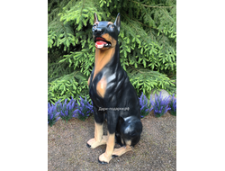 Доберман 95х35см   6,1кг   полистоун Россия  5398/012117*