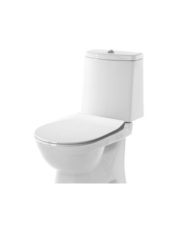 Унитаз-компакт Sanita Luxe Next Luxe Slim SL DM (гориз, ниж, 2кн. Geberit, дюро м/лифт, clip up)