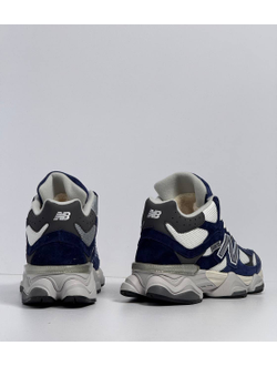 New Balance 9060 Blue White с мехом