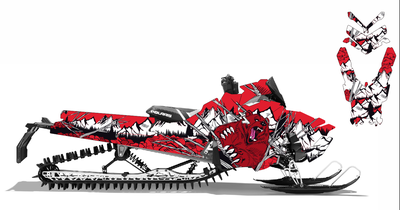 Наклейки на снегоход  Polaris Axys 2016 2017 2018 2019 #1906